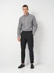 Рубашка хлопковая мужская GANT Reg Classic Poplin Gingham Shirt 3000120-5 L Черная (7325707184345) - изображение 3