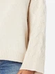 Свитер вязаный женский Armani Exchange 369673314 XS Бежевый (1159813659) - изображение 3