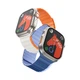 Магнітний ремінець Hoco AS102 iWatch Band 41mm, iWatch 40mm, iWatch 38mm для годинника з ланцюжком вбудований магніт N52, вільне регулювання довжини колір Біло-оранжевий - зображення 3