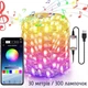 Smart Гирлянда RGB c управлением через приложение телефона, USB питание - 30 метров/300 лампочек - изображение 1