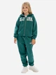 Детские теплые спортивные штаны-джоггеры для девочки Minoti 20fleece47 41396JNR 98-104 см Зеленые (5063025363913) - изображение 2