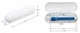 Футляр для електричної зубної щітки Oral B Braun Philips Pecham XIAOMI Універсальний підходить для електрощітки орал б на 2 насадки дорожній кейс на щітку філіпс білий - зображення 10