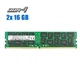 Оперативная память комплект 2 шт. SK hynix 32GB DDR4 2133MHz RDIMM для сервера (HMA42GL7MFR4N-TF) - изображение 1