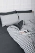 Підковдра Moon&Star Ranforce Elite Gray Square Полуторна 143 x 210 см (MS-870000415) - зображення 5