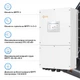 Гібридний інвертор Solis S6-EH3P30K-H 30KW HV-battery 3 MPPT Wi-Fi 220/380V Трифазний - зображення 3