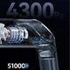 Автомобильный портативный пылесос Usams US-ZB259 YAJ Series 4300Pa 4000mAh Черный - изображение 5