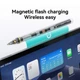 Стілус Usams US-ZB264 Transparent Magnetic Charding Tilt-sensitive Active Touch for iPad Transparent black (ITS-00000070777_1) - изображение 3