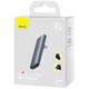 Блочок Baseus CCGP15011 GaN5 Pro Ultra-Slim QC 3.0/PD 65W 1USB-A/1Type-C в комплекті кабель Type-C to Type-C Gray - зображення 4