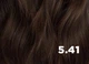 Перманентна фарба для волосся Solfine Natural Color 5.41 Світло-каштановий мідно-попелястий 100 мл (08 147 541) - изображение 1