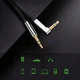 Аудіокабель mini jack 3,5mm UGREEN Straight to angle flat cable з кутовим L-подібним штекером (2m). Grey - зображення 7