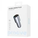Автомобільний зарядний пристрій Proove Double Energy Plus 53W USB Type-C 7A metal gray (6901112224855) - зображення 3