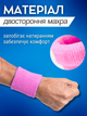 Напульсник для спорта на руку запястье спортивный для тенниса баскетбола волейбола бега фитнеса тренировок махровая теннисная повязка от пота из махры 1 шт Hechpro АН2663 розовый - изображение 2