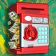 Сейф копилка NUMBER BANK детский, с кодовым замком и купюроприемником, красный (MA229red) - изображение 4