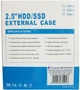 Зовнішня кишеня Dynamode для 2.5" SATA HDD/SSD - USB 3.1 Type-C Black (DM-CAD-25317C) - зображення 11