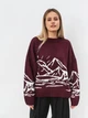 Свитер "Шепит" Romashka, Бордовый+, One Size, 18378 - изображение 1