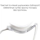 Очки для плавания Renvo Sanaga Pro Anti-fog Универсальные Белые OSFM (2SG400-03) - изображение 2