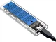Зовнішня кишеня Dynamode для M.2 SSD NVMe (PCIe)/M.2 SSD SATA combo - USB3.2 GEN2 Type-C Transparent (DM-CAD-SSD09) - зображення 5