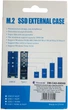 Зовнішня кишеня Dynamode для M.2 SSD NVMe (PCIe)/M.2 SSD SATA combo - USB3.2 GEN2 Type-C Transparent (DM-CAD-SSD09) - зображення 8