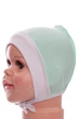 Чепчик на завязках интерлок Babykroha мятный 1м+ (50044) - изображение 1