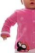 Человечек для девочки велюровый winter розовый 56 см (26505) - изображение 2