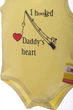 Боди майка на кнопках интерлок Daddy's heart Findik 80 см (43008) - изображение 3