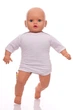 Боди с коротким рукавом кулир Babykroha белый 62 см (50109) - изображение 1