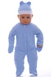 Чоловічок з шапкою для хлопчика інтерлок Babykroha baby блакитний 56 см (41933) - зображення 1