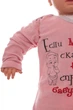 Боди с длинным рукавом для девочки велюр розовый Мама MiniPapi 86 см (26727) - изображение 2
