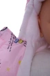 Комбінезон на флісі для дівчинки Babykroha з Ведмедіком рожевий 74 см (37587) - зображення 4
