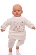 Костюм с длинным рукавом для девочки вязаный Girl молочный 68 см (26763) - изображение 1