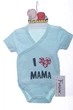 Боди с коротким рукавом на кнопках Findik интерлок I love Mama 68 см (42980) - изображение 1