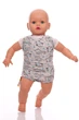 Боди майка кулир для мальчика Babykroha серый Сова 80 см (50076) - изображение 1