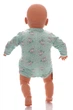 Боди с длинным рукавом кулир Babykroha с Мишкой мятный 68 см (50009) - изображение 4