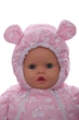 Конверт на флисе для деовчки Babykroha с Мишками персиково розовый 68 см (44909) - изображение 2
