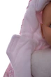Конверт на флисе для деовчки Babykroha с Мишками персиково розовый 68 см (44909) - изображение 5