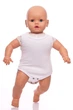 Боди майка интерлок Babykroha белый 68 см (50030) - изображение 3
