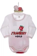 Боди с длинным рукавом хлопок Stawberry Murat Baby красный 68 см (42187) - изображение 2