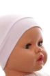 Шапка с узелком интерлок Babykroha белая 0м+ (50145) - изображение 4