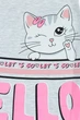 Сукня літня бавовняна Hello Cat сіра 92 см (42889) - зображення 2