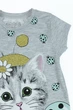 Сукня літня бавовняна Cat сіра 98 см (42884) - зображення 3