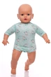 Боди с коротким рукавом кулир Babykroha мятный с Мишкой 62 см (50014) - изображение 1