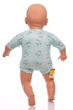 Боди с коротким рукавом кулир Babykroha мятный с Мишкой 62 см (50014) - изображение 4