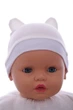 Шапка с ушками интерлок Babykroha Мишка молочный 0м+ (41661) - изображение 1