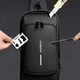 Стильна сумка через плече AnthiefBag, чорна, 17х10х32 см - зображення 5