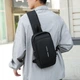 Стильна сумка через плече AnthiefBag, чорна, 17х10х32 см - зображення 11