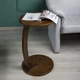 Кофейный столик HouseWood темный орех 65х40см из ольхи - изображение 3