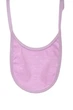 Нагрудник для девочки интерлок Babykroha 12*15 см сиреневый 3м+ (45076) - изображение 1