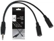Перехідник адаптер Cablexpert CCA-415-0.1M Mini-Jack 3.5mm - 2* Mini-Jack 3.5mm чорний - зображення 3