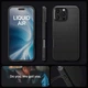 Чехол Spigen для iPhone 16 Pro Max - Liquid Air, Matte Black (ACS07988) - изображение 6