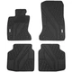 Коврики в салон Inliner для BMW 7 F02 Long '08-15 из экокожи Wave Style черные (комплект) - изображение 1